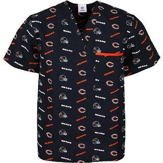Officially Licensed NFL Chicago Bears Medical Scrub Top 