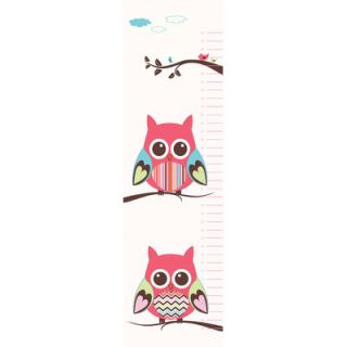 Secretly Designed Belly Owl Growth Chart Wall Decal