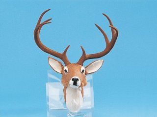 Deer Head Wall Mount Collectible Figurine Statue Decoration Model New   Wall Sculptures