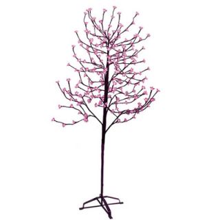 Sterling Inc 6.5 Blossom Artificial Christmas Tree with 240 Fuschia