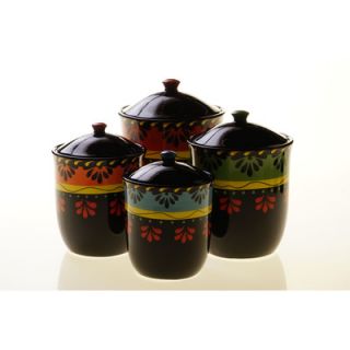 Certified International French Olives Canister (Set of 3)