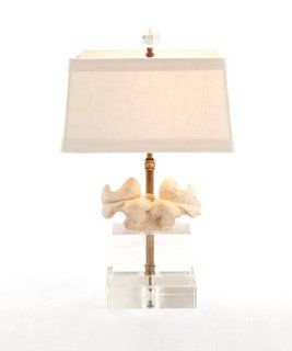 Lisa Luby Ryan Fittleworth Painted Hand Carved Solid Wood/Acrylic Lamp   Table Lamps  