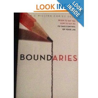[BOUNDARIES]Boundaries When to Say Yes, How to Say No, to Take Control of Your Life BY Cloud, Henry(Author){Paperback}Zondervan(publisher) Books