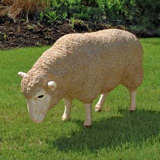 Design Toscano Merino Ewe Life Size Head Down Sheep Statue
