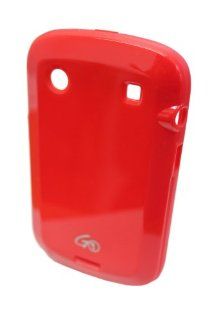 GO BC726 High Gloss Double Silicone Protective Case for BlackBerry 9900/9930   1 Pack   Retail Packaging   Red Cell Phones & Accessories