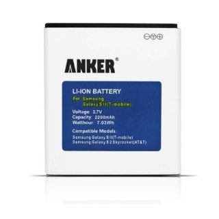 Anker 2200mAh Li ion Replacement Battery For T Mobile Samsung Galaxy S2 T989 (Not for Galaxy S2 I9100), AT&T Samsung Galaxy S2 Skyrocket SGH I727, Verizon Samsung Galaxy Nexus SCH I515, Sprint Samsung Galaxy Nexus SPH L700, NOT NFC Capable [18 Month W