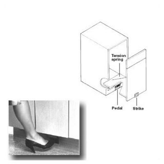 Hafele Foot Pedal Door Opener For Pull Out Door