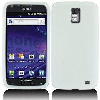 Frosted Clear White Soft Silicone Gel Skin Cover Case for Samsung Galaxy S2 S II AT&T i727 SGH I727 Skyrocket Cell Phones & Accessories