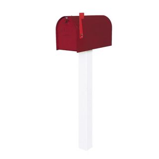 Standard mailbox post Constructed of premium, heat treated aluminum