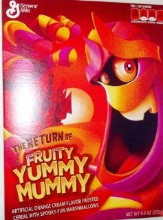 (Pack of 2) Limited Edition Fruity Yummy Mummy Cereal 9.6 Oz  Cold Breakfast Cereals  Grocery & Gourmet Food