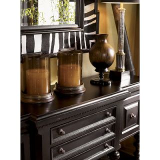 Tommy Bahama Home Kingstown Regiment Console Table and Mirror Set