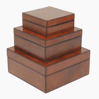 William Sheppee Barristers Square Nested Boxes (Set of 3)