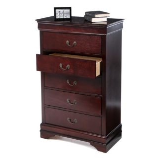 Louis Philippe 5 Drawer Chest