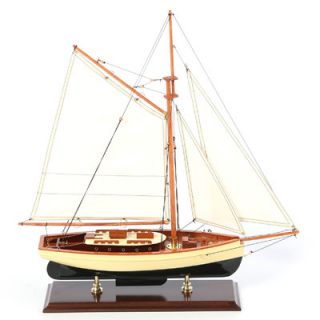 Authentic Models Small 1930s Classic Model Yacht