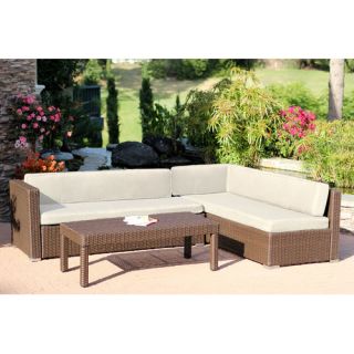 Conversation Sectional 3 Piece Seating Group with Cushions