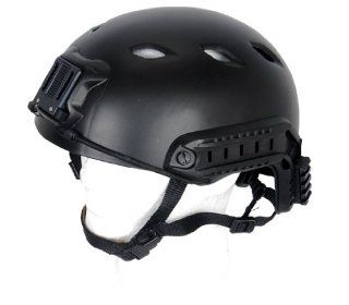 Lancer Tactical FAST NVG Helmet with Rails, Black  Airsoft Helmets  Sports & Outdoors
