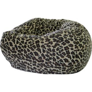 Gold Medal Bean Bags Leopard Safari Bean Bag Chair