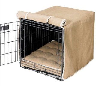 Bowsers   Flax MicroLinen Luxury Crate Cover  Pet Care Products 