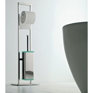 Toscanaluce by Nameeks Two Function Toilet Butler with Plexiglass and