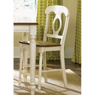 Liberty Furniture Low Country Dining Barstool in Linen Sand and Suntan