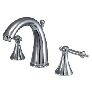 Elements of Design Widespread Bathroom Faucet with Double Cross