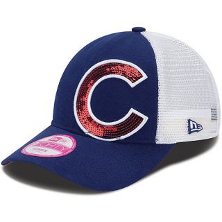 NEW ERA Womens Chicago Cubs Sequin Shimmer 9FORTY Adjustable Cap   Size