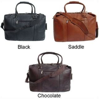 Piel Leather 20 Leather European Carry On Duffel