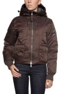 Calvin Klein Jeans Goose Down Jacket CWL731 N0400, Color Dark Brown, Size L Down Outerwear Coats