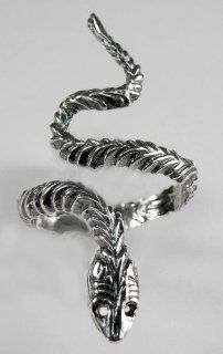 Our Best Adjustable Snake Ring in Sterling Silver Jewelry