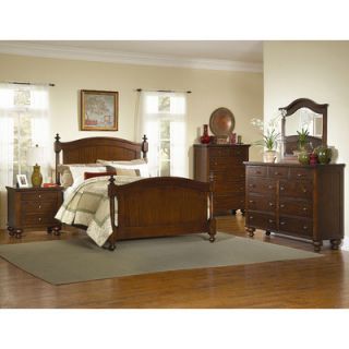 Woodbridge Home Designs Chateau Brown Sleigh Bedroom Collection