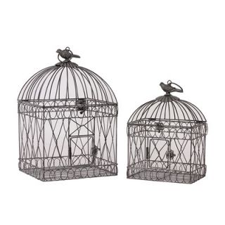 Urban Trends Decorative Metal Bird Cages (Set of