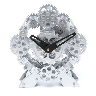 Maples Clock 6 Moving Gear Wall / Desktop Clock