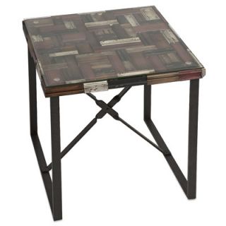 IMAX Collins Wood Top End Table