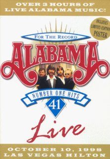 Alabama   For the Record 41 Number One Hits Live Jeff Cook, Teddy Gentry, Mark Herndon, Randy Owen Movies & TV