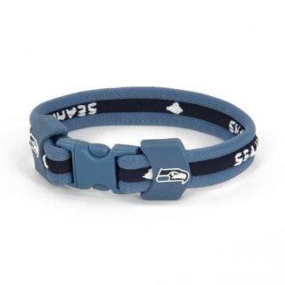 Seattle Seahawks Titanium Bracelet  Sports Fan Bracelets  Sports & Outdoors