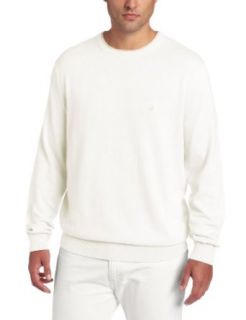 Nautica Men's Tipped Crew Sweater, Sail White, Small at  Mens Clothing store Pullover Sweaters