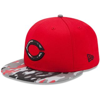 NEW ERA Mens Cincinnati Red Camo Break 9FIFTY Adjustable Cap   Size