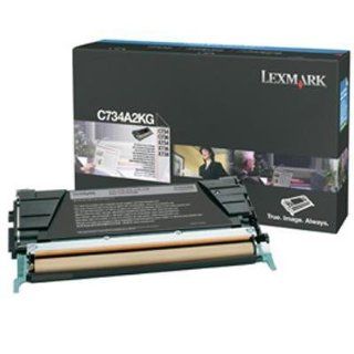 Lexmark C734A2KG C734A2KG High Yield Toner,12,000 Page Yield, Black 