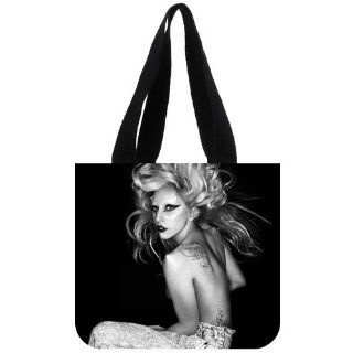 Custom Lady Gaga Tote Bag (2 Sides) Canvas Shopping Bags CLB 734  