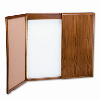 Balt Wood Conference Room Cabinet, Dry Erase/Cork Boards, 48 x 5 x 48