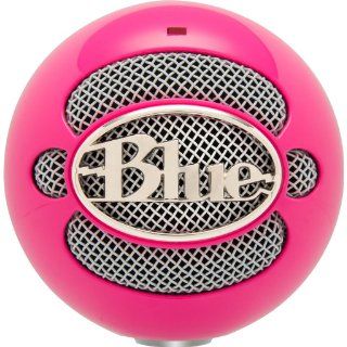 Blue Microphones Snowball USB Microphone (Hot Pink) Musical Instruments