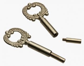 Westinghouse 70160   Brass Finish Socket Keys (2 pack) (SOCKET KEYS)   Lamp Turn Knob  