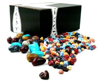 Cake Decorating Kit with 8oz Chocolate River Rocks and 4oz Jelly Dinosaur Eggs in a Gift Box  Candy River Rocks  Grocery & Gourmet Food