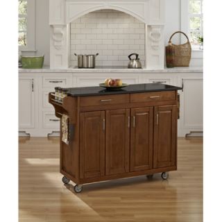 Home Styles Create a Cart Kitchen Cart with Granite Top