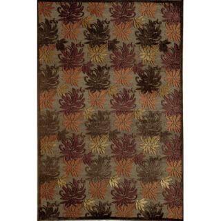 Salerno Rust Palms Rug