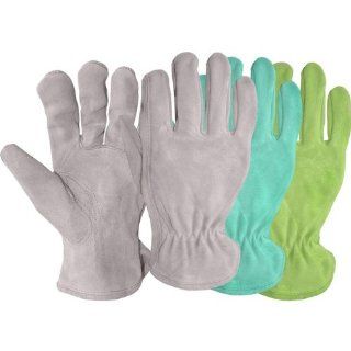 Boss 737 Ladies Assorted Split Leather Suede Gloves  Outdoor Cooking Gloves  Patio, Lawn & Garden