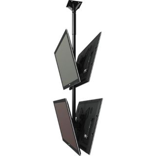 Dual Back To Back Screen Ceiling Mounted Monitor System