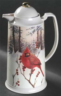 Lenox China Winter Greetings Scenic Plastic Carafe Thermos & Lid, Fine China Din