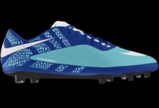 Nike HYPERVENOM Phatal FG iD Custom Mens Firm Ground Soccer Cleats   Blue