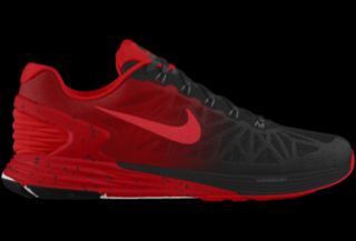 Nike LunarGlide 6 iD Custom Mens Running Shoes   Red